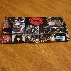 Biker chick chained wallet